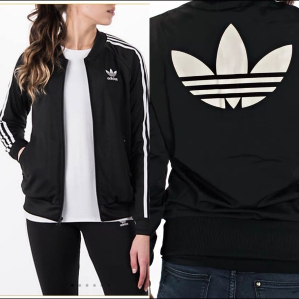 Adidas Track Jacket w/back logo